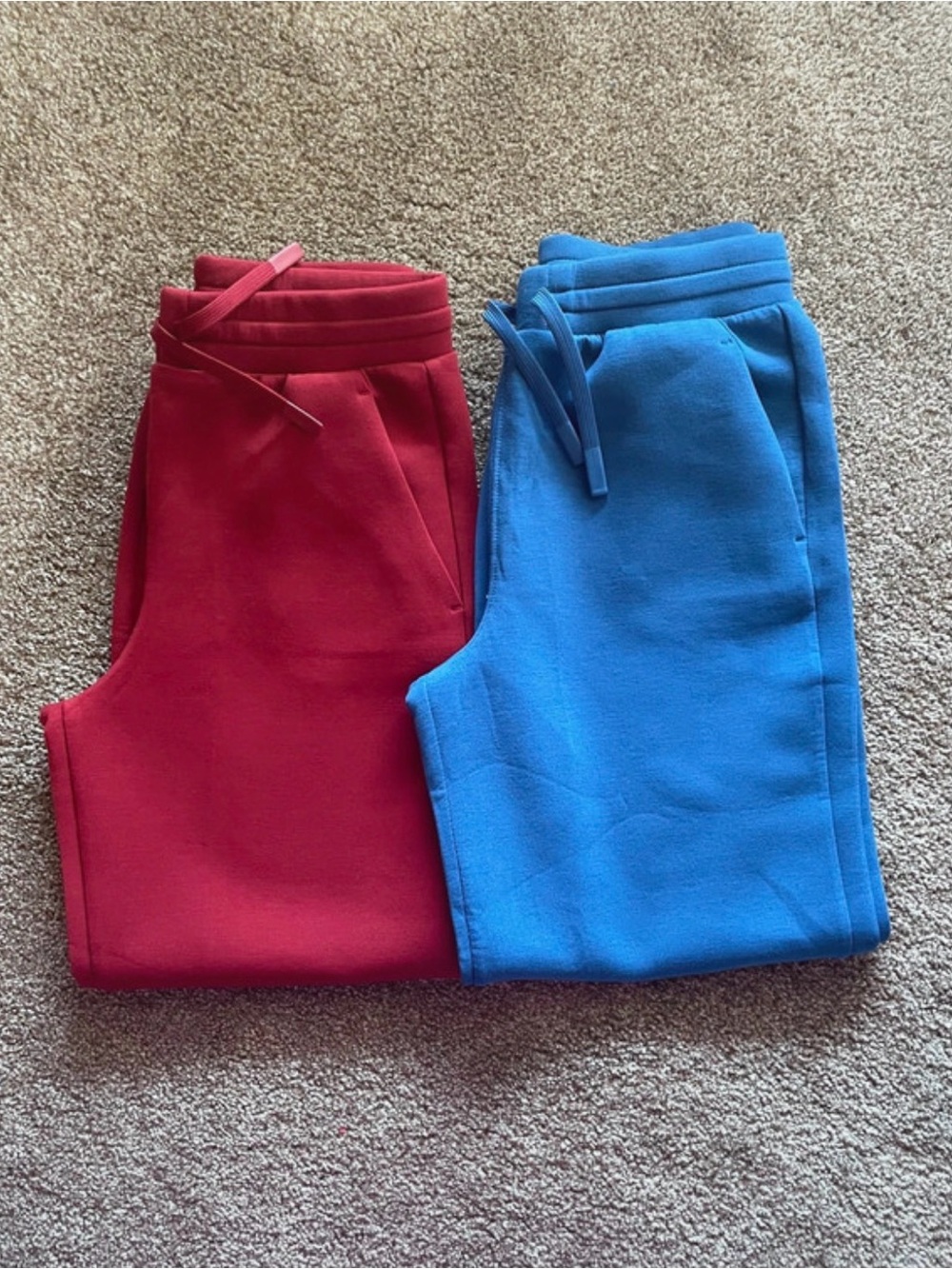 New Without Tags! Old Navy Red and Blue Kids Fleece Joggers